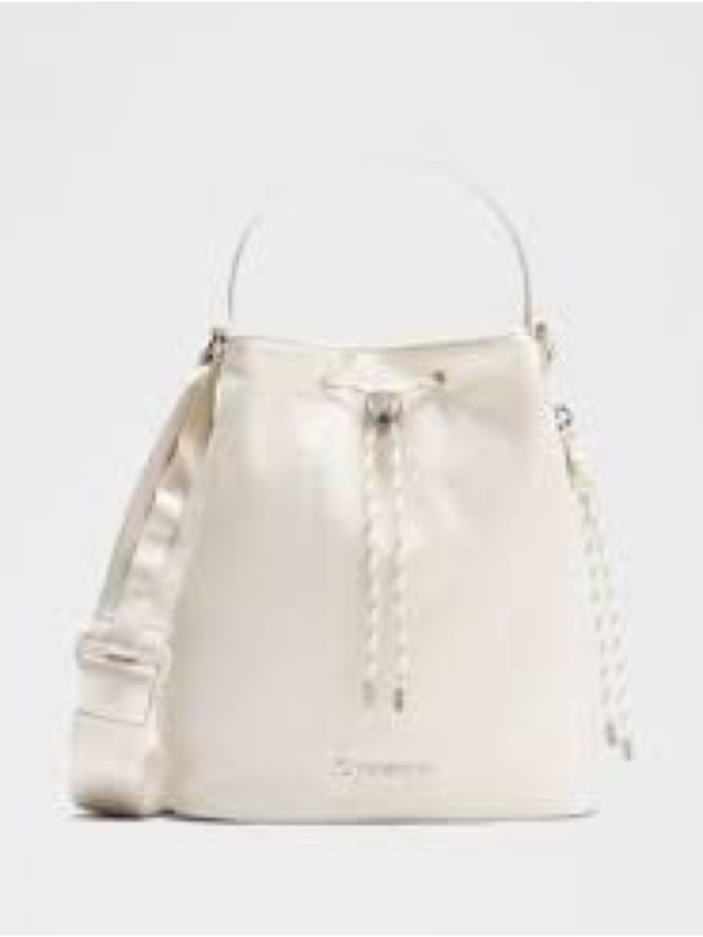 lululemon athletica Cream Drawstring Bucket Crossbody Bag